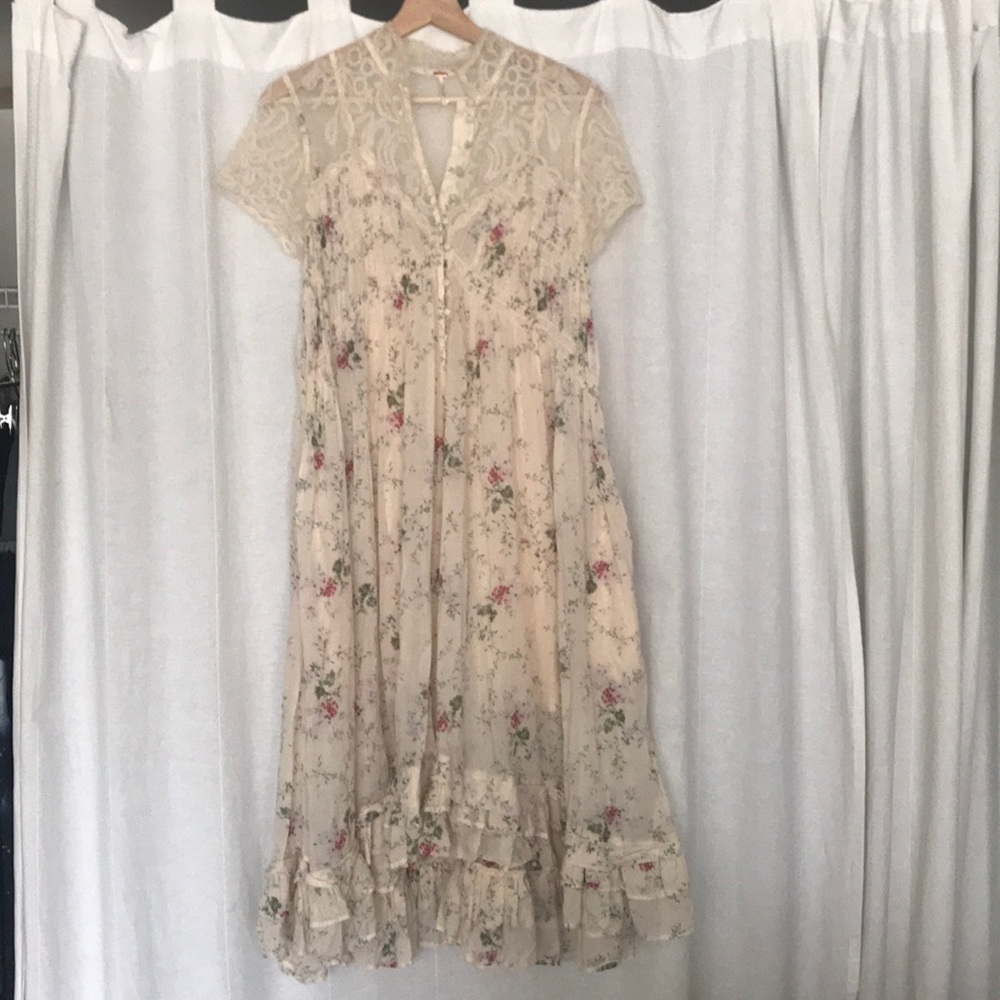 FREE PEOPLE FLORAL DRESS